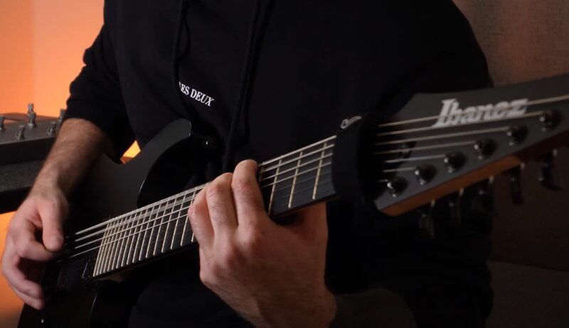 Tuning a 7 string guitar