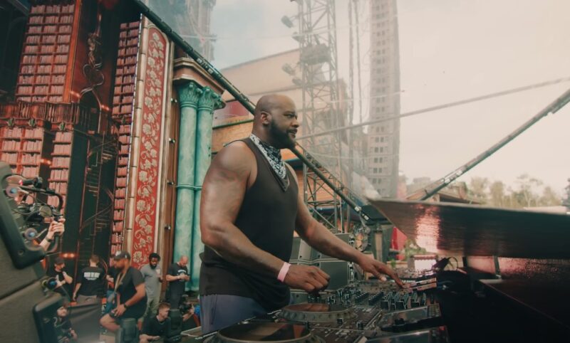 Shaquille O'Neal as DJ Diesel on Tomorrowland