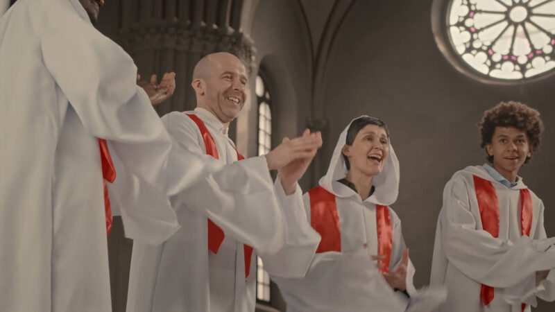 Rehearsal of the church choir